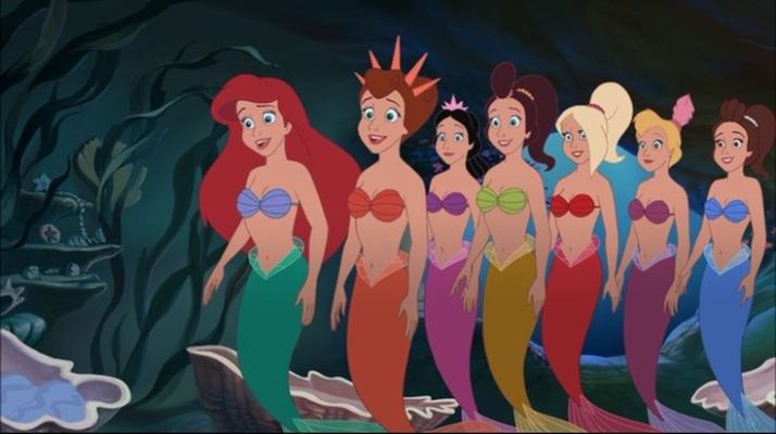Confused Disney mermaids