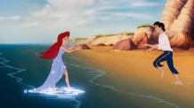 Ariel running to the Eric
